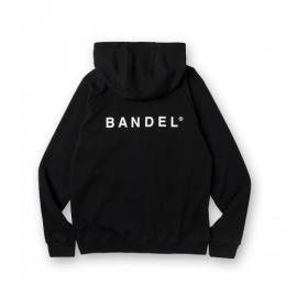 BANDEL Zip Hoodie Back Logo Black