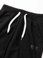 SY32　BASIC SWEAT PANTS　Black×Black