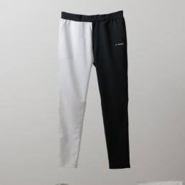 BANDEL BASIC COMBINATION LONG PANTS WHITE×BLACK