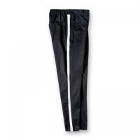 Water Repellent GOLF Pants Long Black×White