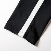 Water Repellent GOLF Pants Long Black×White