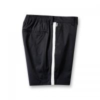 Water Repellent GOLF Pants Short Black×White