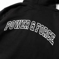 BANDEL　POWER&FORCE ARCH LOGO HOODIE BLACK