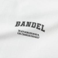 BANDEL　COLLEGE FRONT LOGO L/S TEE WHITE