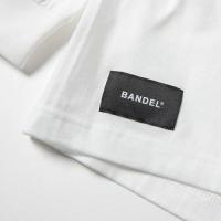 BANDEL　COLLEGE FRONT LOGO L/S TEE WHITE