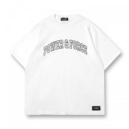 BANDEL　POWER&FORCE ARCH LOGO TEE WHITE