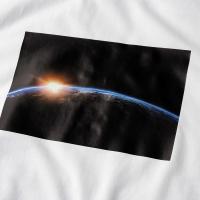 BANDEL Hoodie Earth Photo Design  White