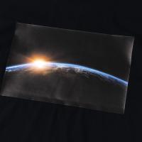 BANDEL Short Sleeve T Earth Photo Design Black