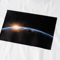 BANDEL Short Sleeve T Earth Photo Design White