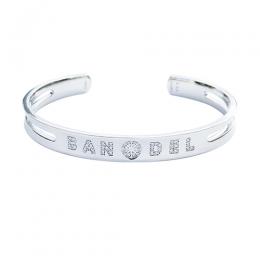 BANDEL Diamond Custom Bangle Silver