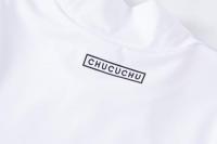 CHUCUCHU サマーハーフネックトップ White