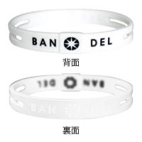 BANDEL  String Bracelet White×Black