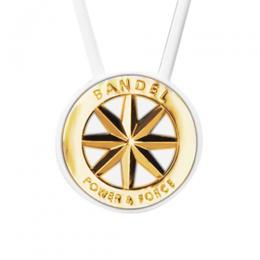 BANDEL Metal Necklace White×Gold