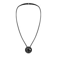 BANDEL Metallic Necklace Black×Silver