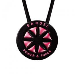 BANDEL Metallic Necklace Black×Pink