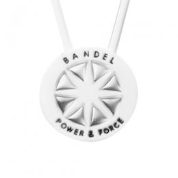 BANDEL Metallic Necklace White×Silver