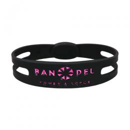 BANDEL Metallic Bracelet Black×Pink