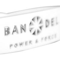 BANDEL Metallic Bracelet White×Silver