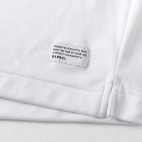 NEVER UP,NEVER IN ROUND DESIGN S/S MOC TEE White