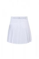CHUCUCHU バンディングプリーツスカート White
