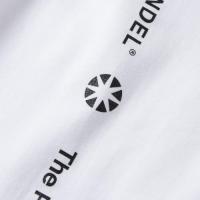 BANDEL Vertical Print Short Sleeve T White