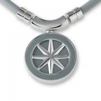 BANDEL Healthcare Necklace Earth Grey×Silver
