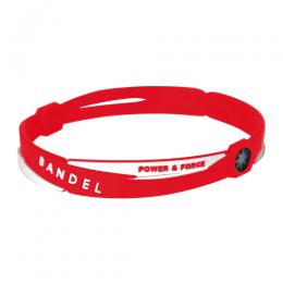 BANDEL Cross Anklet Red×White