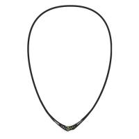 BANDEL Cross Necklace Black×Multi