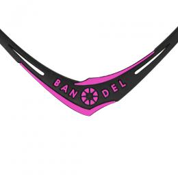 BANDEL Cross Necklace Black×Pink