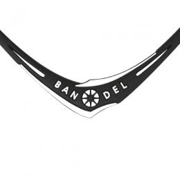 BANDEL Cross Necklace Black×White