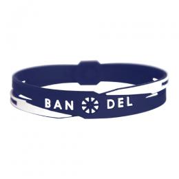 BANDEL Cross Bracelet Navy×White