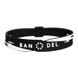 BANDEL Cross Bracelet Black×White