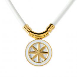 BANDEL Healthcare Necklace Earth White×Gold