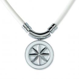 BANDEL Healthcare Necklace Earth White×Sliver