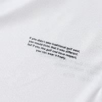 Drymesh XL-LOGO POLO S/S Shirt White×Neon Green