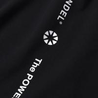 BANDEL Vertical Print Short Sleeve T Black