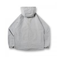 WATER REPELLENT STRETCH HOODED BLOUSON LIGHT GREY