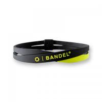 BANDEL Double Bracelet　Black × Yellow