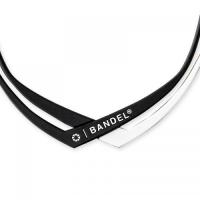 BANDEL Double Necklace　Black × White