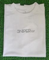 SNIPER Tシャツ【WHITE】 Silver×Silver (XLサイズ)