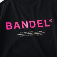 BANDEL GHOST Short Sleeve T Black×Neon Pink