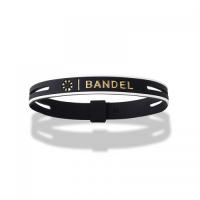 BANDEL String Metallic Bracelet  ブラック×ゴールド