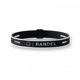 BANDEL String Metallic Bracelet ブラック×シルバー