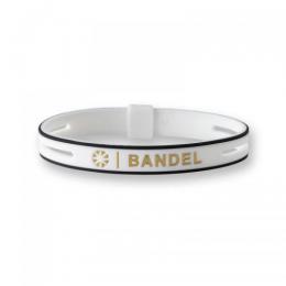 BANDEL String Metallic Bracelet ホワイト×ゴールド