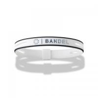 BANDEL String Metallic Bracelet ホワイト×シルバー