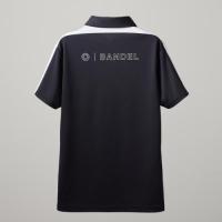 BANDEL BICOLOR S/S POLO SHIRTS　BLACK×WHITE×BLACK