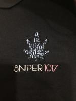 SNIPER1017　ポロシャツ(ブラック)