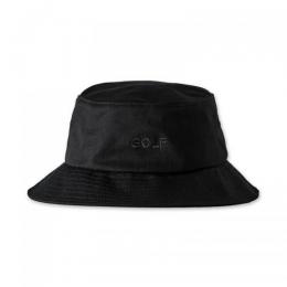 BANDEL GOLF EMBROIDERY BUCKET HAT (Black×Black)