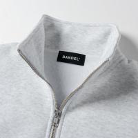 BANDEL　BG LOGO HALF ZIP PULLOVER　Grey