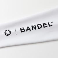 BANDEL VERTICAL LOGO L/S MOC T SHIRTS WHITE